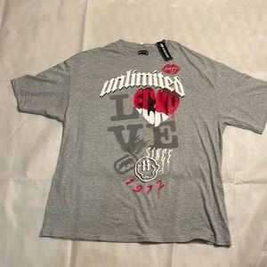 Gray Heather.jersey. Size xl. 90 cotton 10 polyester.